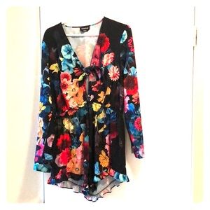 BEBE Floral Romper